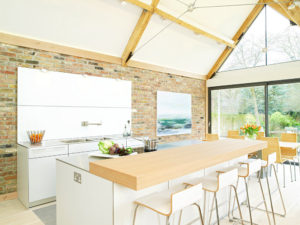 Glazed gable in Winchester kitchen extension Residential Architecture Project